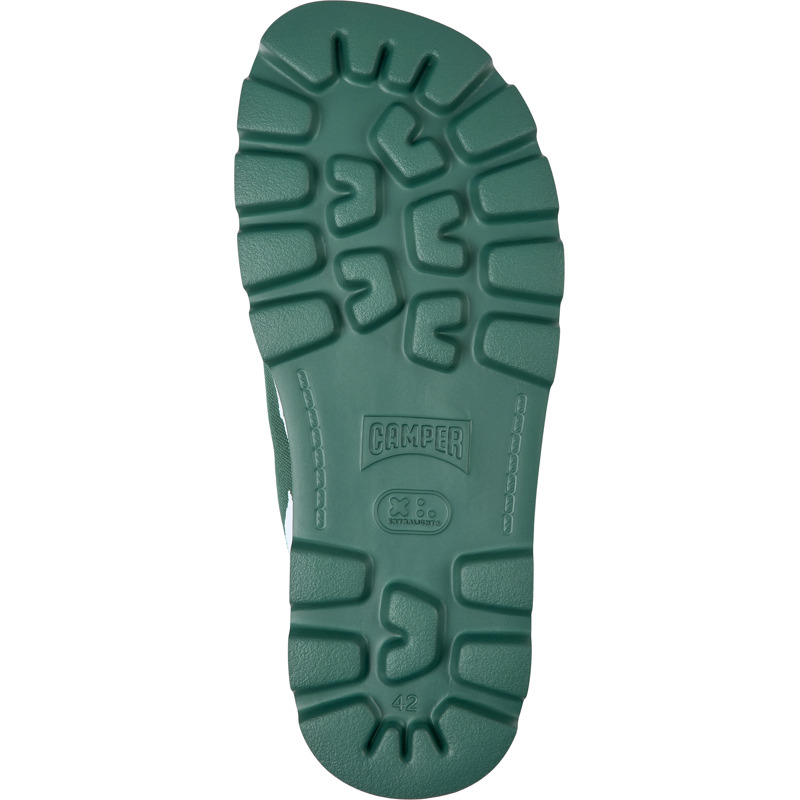 CAMPER Brutus Sandal - Sandals For Men - Green,Blue, Size 42, Cotton Fabric