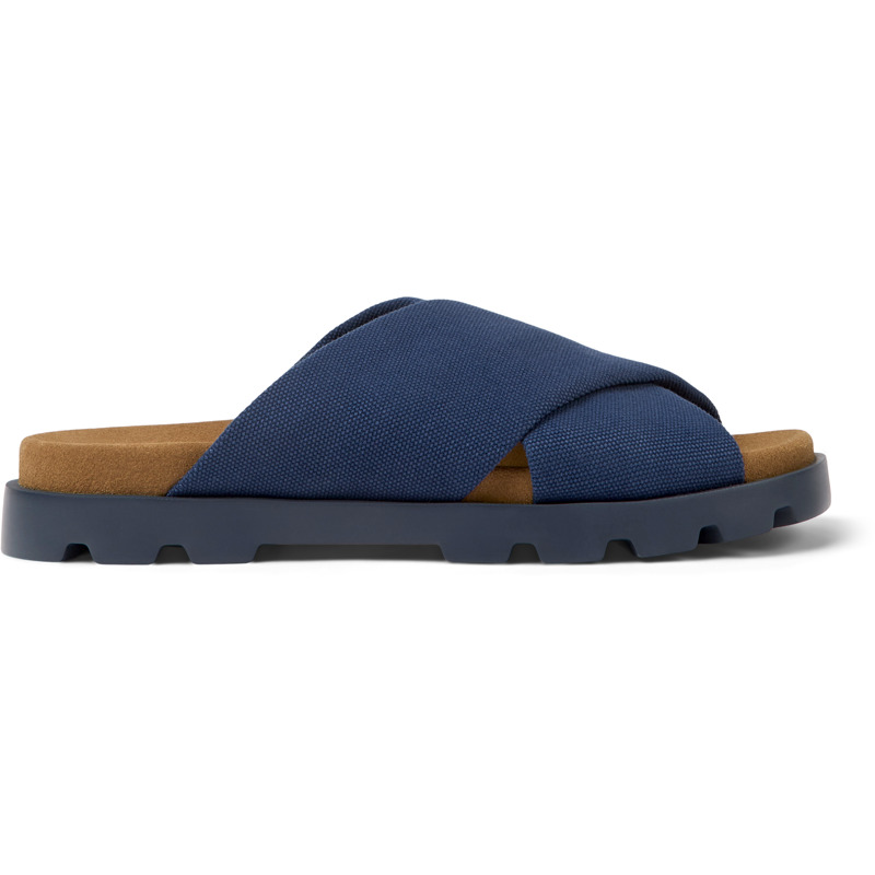 CAMPER Brutus Sandal - Sandals For Men - Blue, Size 46, Cotton Fabric