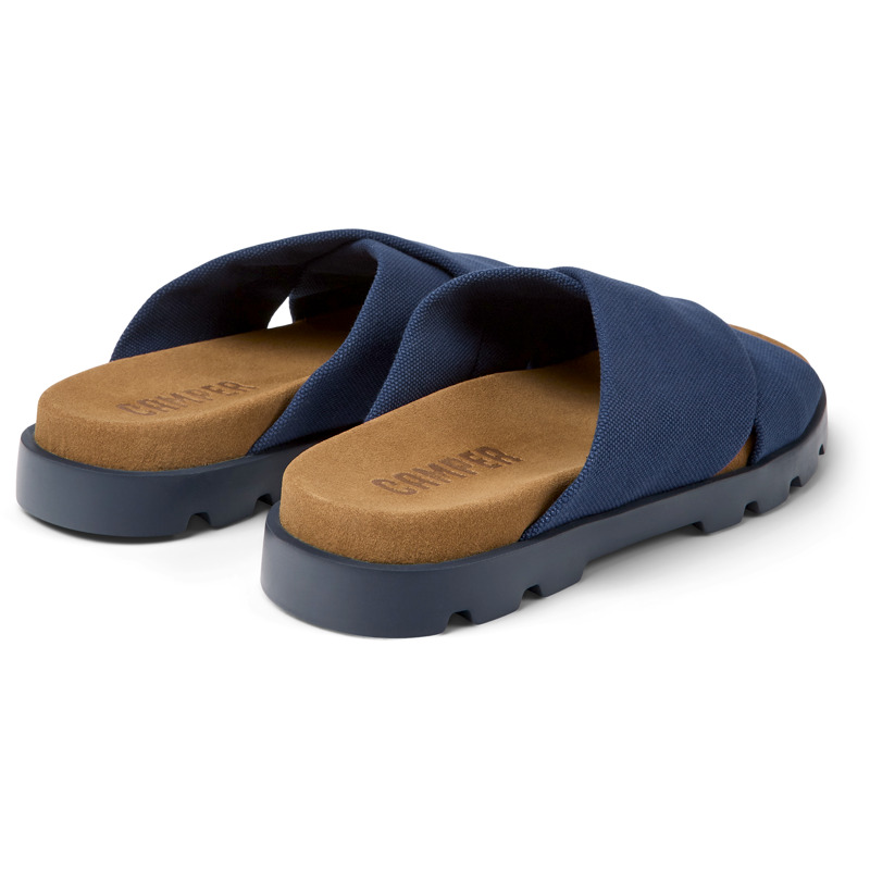 CAMPER Brutus Sandal - Sandals For Men - Blue, Size 44, Cotton Fabric
