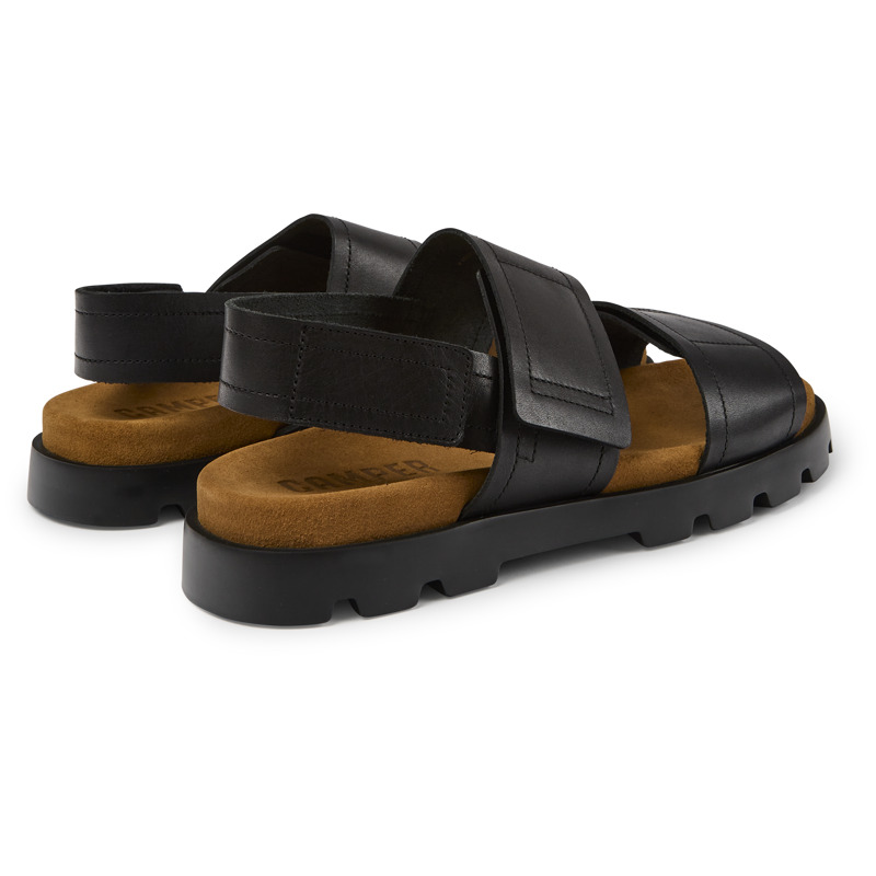 CAMPER Brutus Sandal - Πέδιλα Για Ανδρικα - Μαύρο, Μέγεθος 41, Smooth Leather