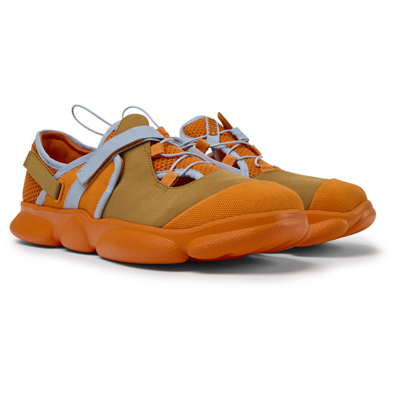 Camper Sneakers For Men In Orange,brown