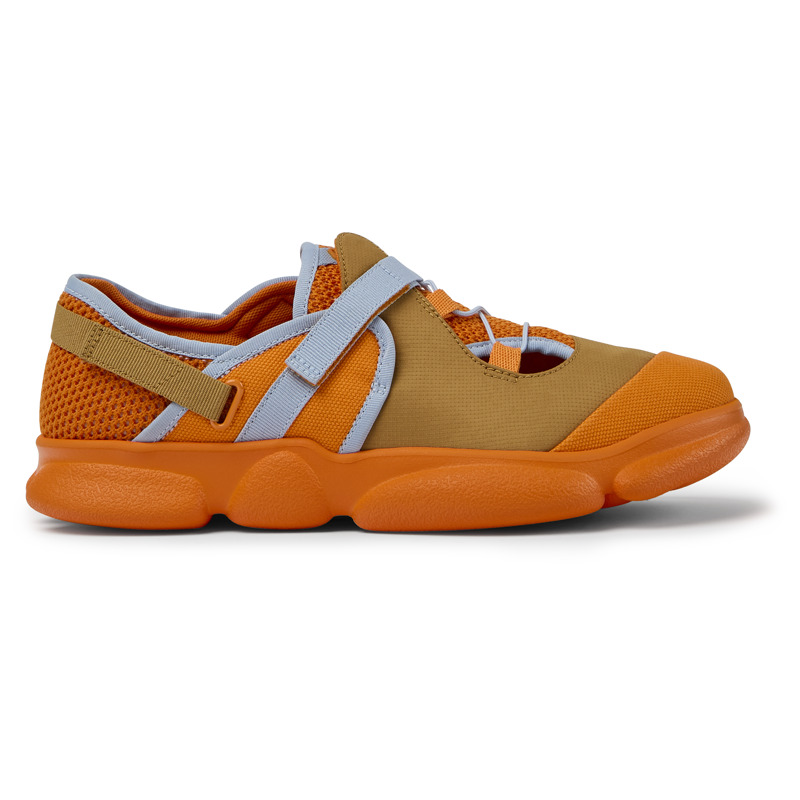 CAMPER Karst - Zapatillas para Hombre - Naranja,Marron, talla 39, Textil