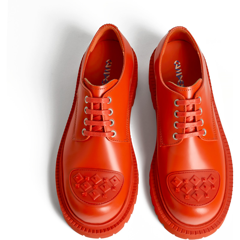 CAMPERLAB Eki - Nette Schoenen Voor Heren - Rood, Maat 39, Smooth Leather