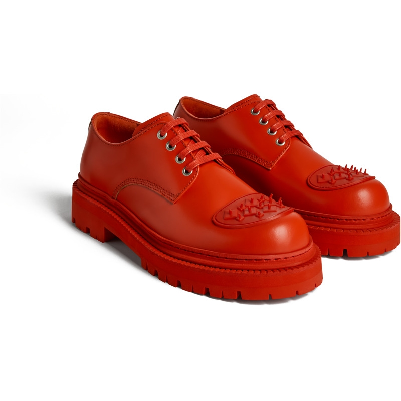 Camper Eki - Formal Shoes For Men - Red, Size 46, Smooth Leather