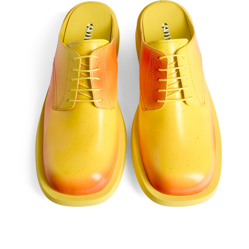 CAMPERLAB MIL 1978 - Elegante Schuhe Für Herren - Gelb,Rot, Größe 40, Glattleder