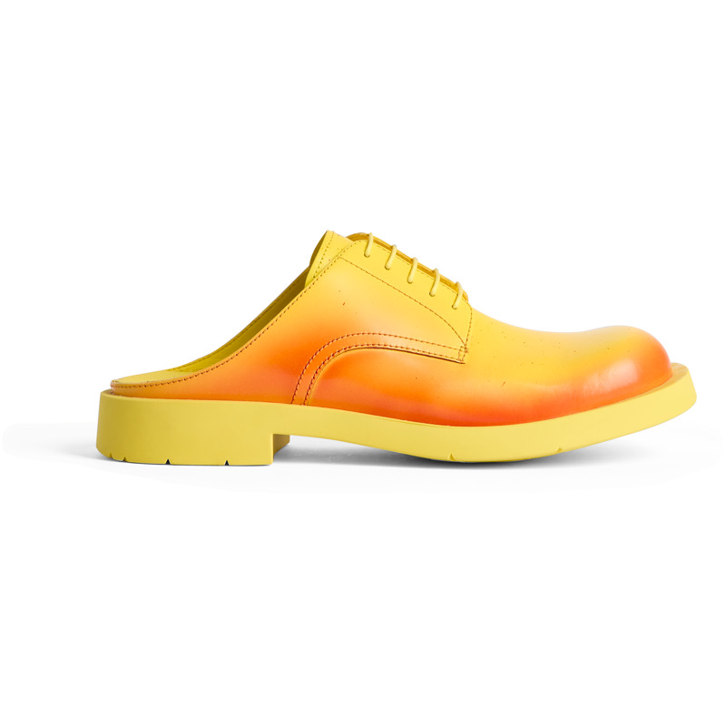 CAMPERLAB MIL 1978 - Elegante Schuhe Für Herren - Gelb,Rot, Größe 45, Glattleder