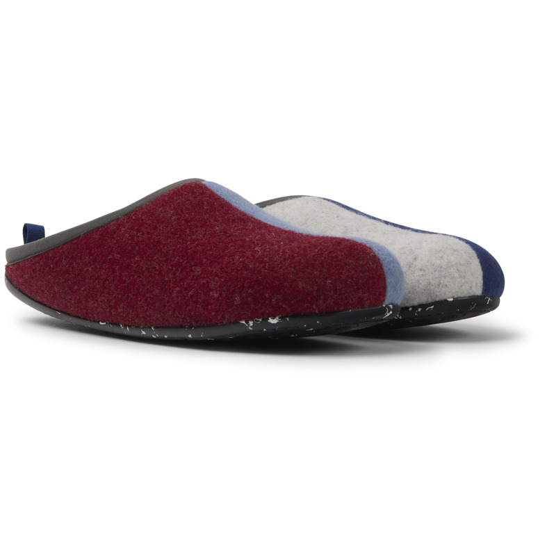 CAMPER Twins - Slippers For Men - Blue,Burgundy,White, Size 46, Cotton Fabric