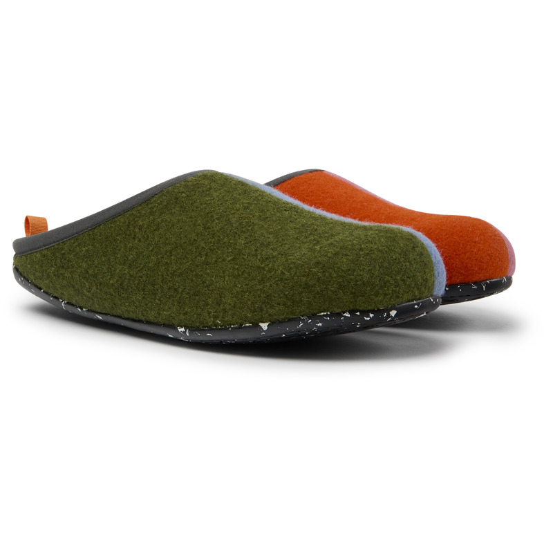 CAMPER Twins - Chaussons Pour Homme - Vert,Bleu,Orange, Taille 45, Tissu En Coton