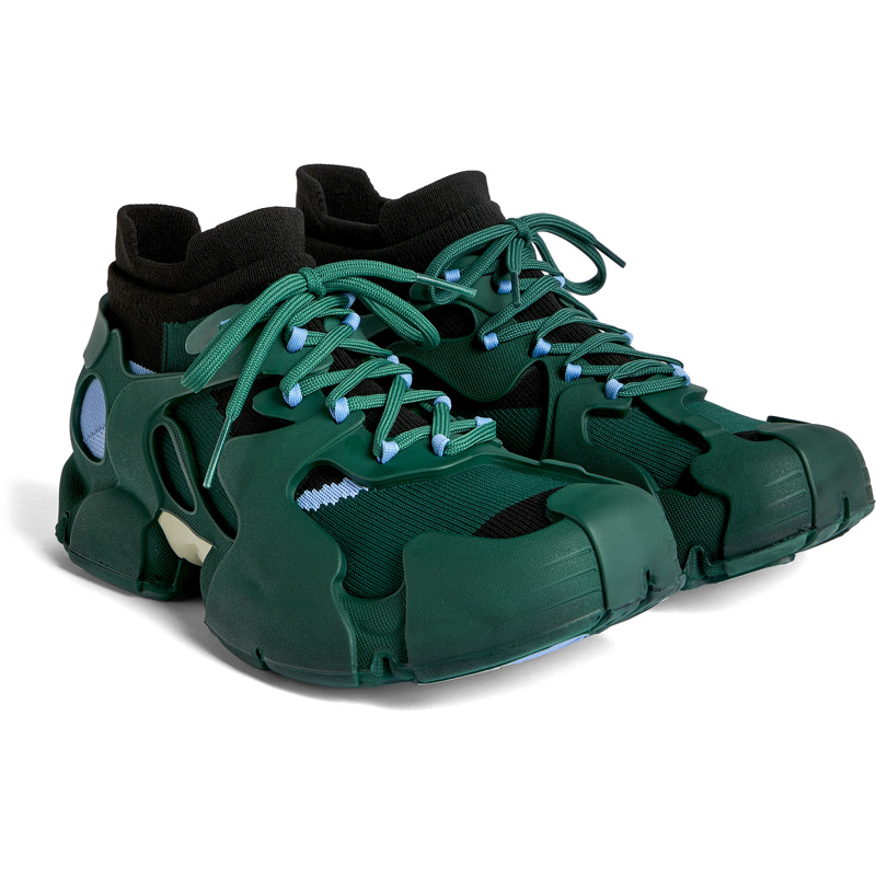 Camper Tossu - Sneakers For Men - Green, Black, Blue, Size 42, Synthetic