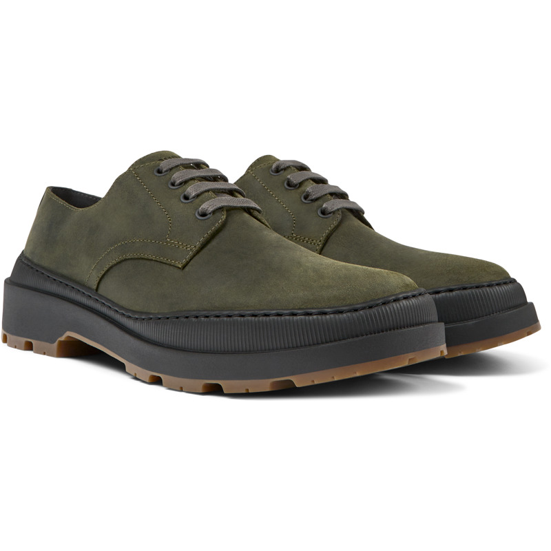 CAMPER Brutus Trek - Formal Shoes For Men - Green, Size 45, Suede