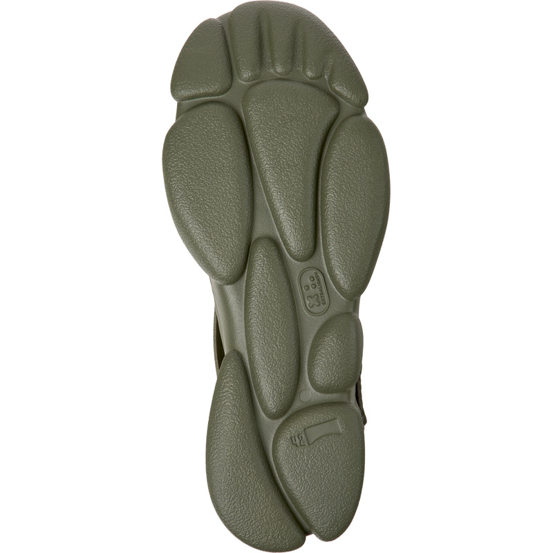 CAMPER Karst - Sneakers Για Ανδρικα - Πράσινο, Μέγεθος 40, Smooth Leather/Cotton Fabric