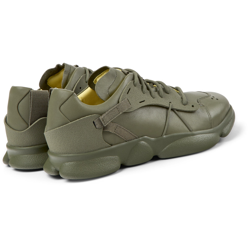 CAMPER Karst - Sneakers Για Ανδρικα - Πράσινο, Μέγεθος 41, Smooth Leather/Cotton Fabric