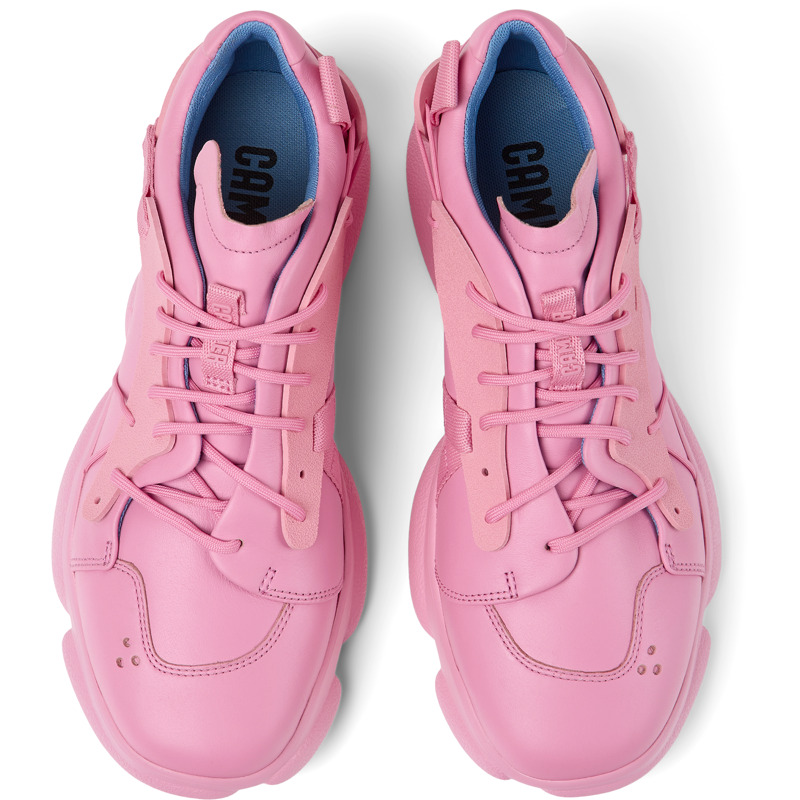 CAMPER Karst - Sneaker Per Uomo - Rosa, Taglia 44, Pelle Liscia/Tessuto In Cotone