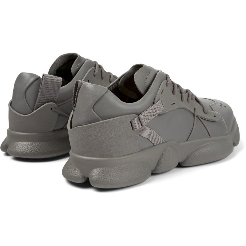 CAMPER Karst - Sneaker Per Uomo - Grigio, Taglia 41, Pelle Liscia/Tessuto In Cotone