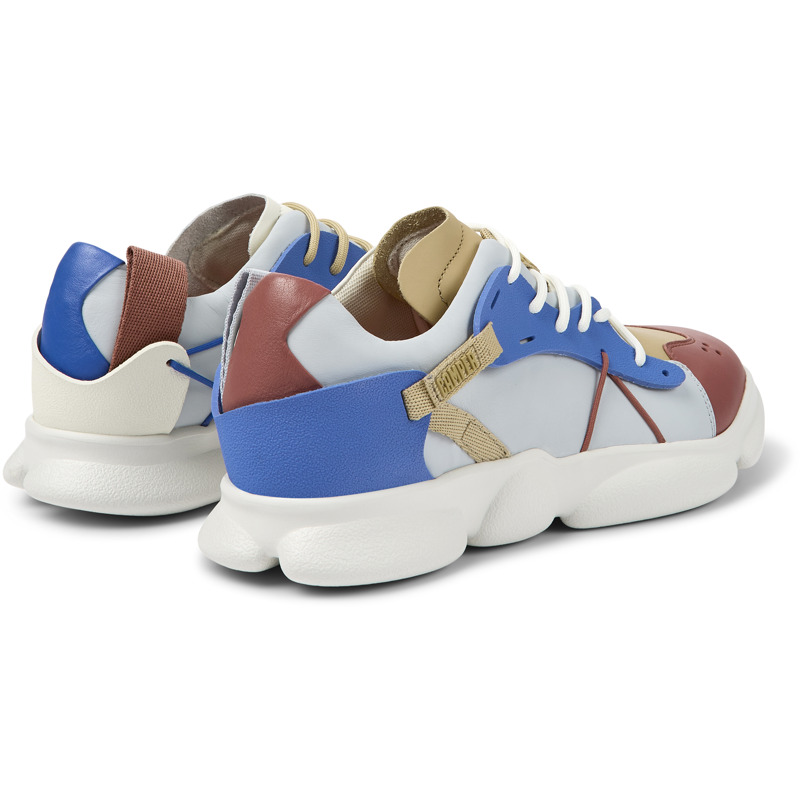 CAMPER Twins - Sneaker Für Herren - Rot,Weiß,Blau, Größe 46, Glattleder/Textile