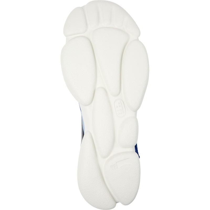 CAMPER Karst - Sneakers Για Ανδρικα - Μπλε,Γκρι,Λευκό, Μέγεθος 39, Smooth Leather/Cotton Fabric