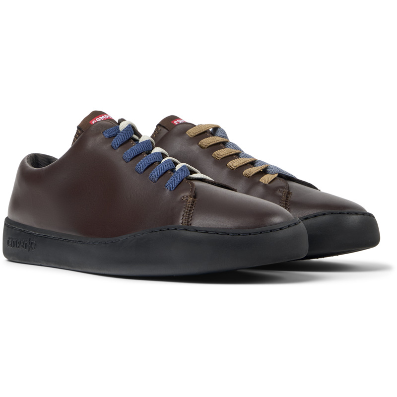 CAMPER Twins - Sneakers Για Ανδρικα - Καφέ, Μέγεθος 39, Smooth Leather