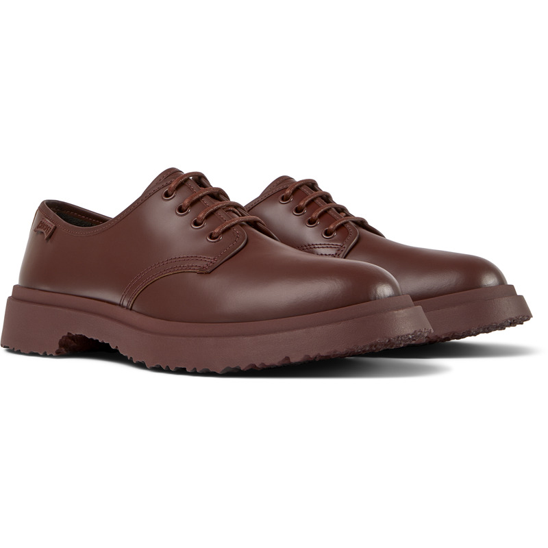 Camper Walden - Formal Shoes For Men - Burgundy, Size 42, Smooth Leather