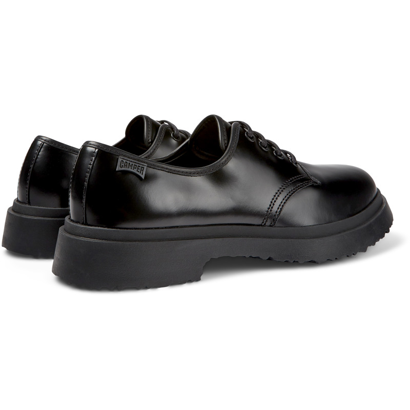 CAMPER Walden - Lace-up For Men - Black, Size 5.5, Smooth Leather