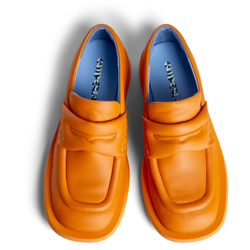 Camper Mil 1978 - Formal Shoes For Men - Orange, Size 39, Smooth Leather