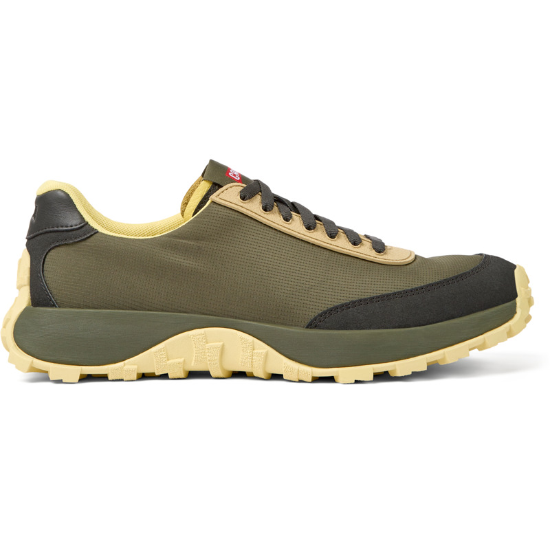 CAMPER Drift Trail - Sneakers Para Hombre - Verde, Talla 46, Textil/Piel Vuelta