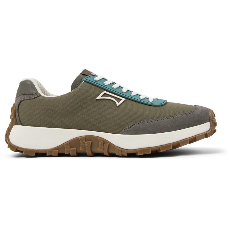 CAMPER Drift Trail - Casual para Hombre - Verde,Gris, talla 41, Textil/Piel Vuelta