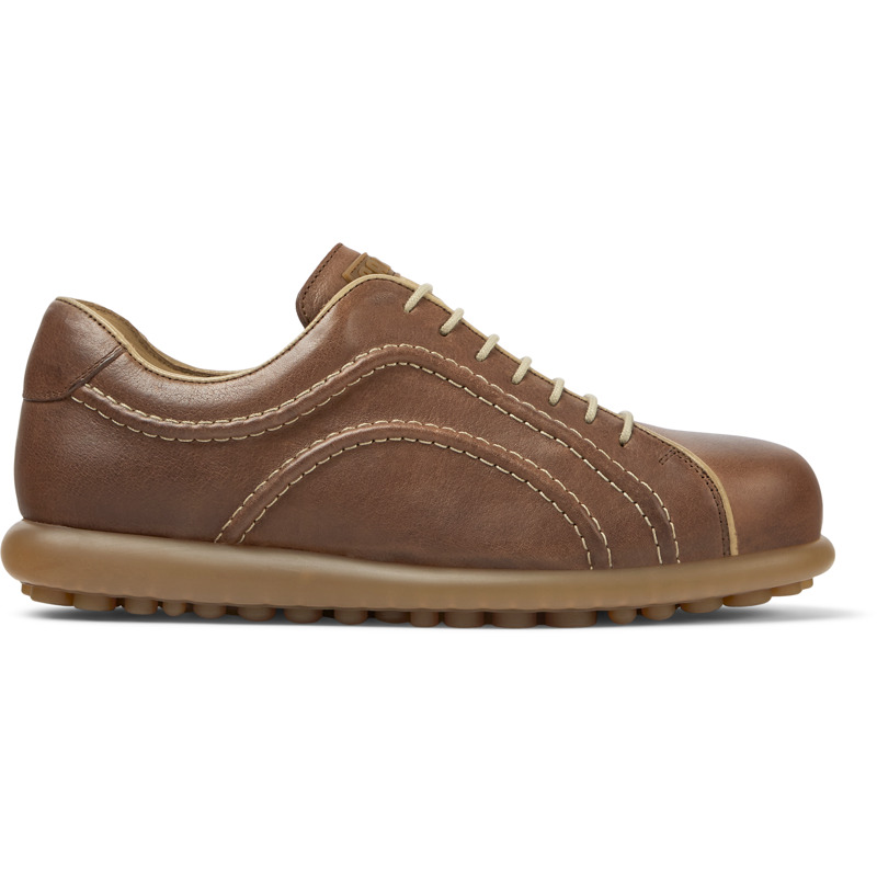 CAMPER Pelotas - Lace-up For Men - Brown, Size 41, Smooth Leather