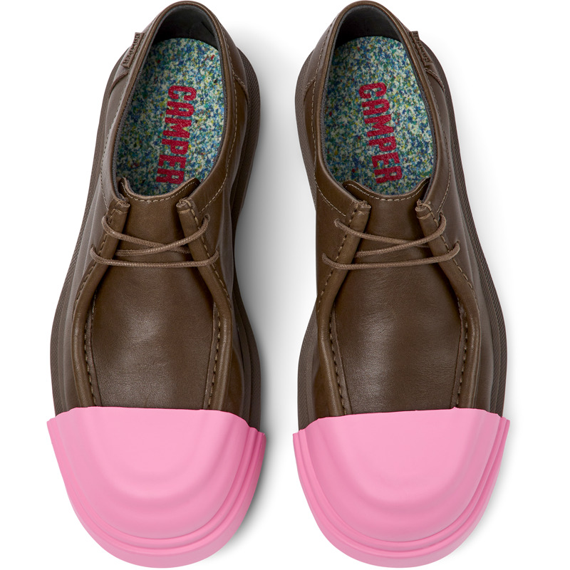 CAMPER Junction - Formal Shoes For Men - Brown, Size 41, Smooth Leather