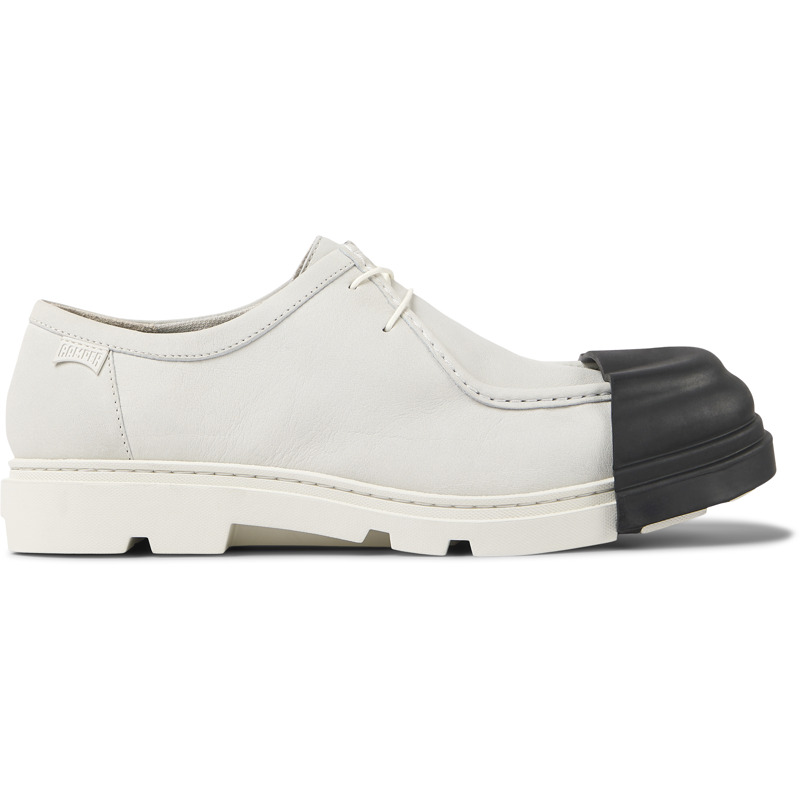 CAMPER Junction - Formal Shoes For Men - White, Size 39, Smooth Leather