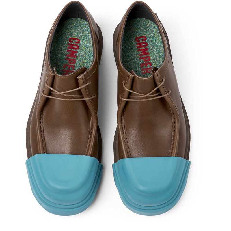CAMPER Junction - Formal Shoes For Men - Brown, Size 45, Smooth Leather