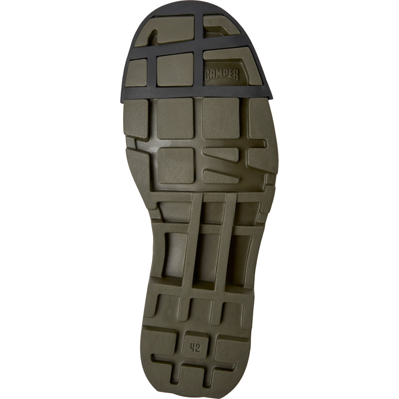 CAMPER Junction - Elegante Schuhe Für Herren - Grün, Größe 40, Veloursleder