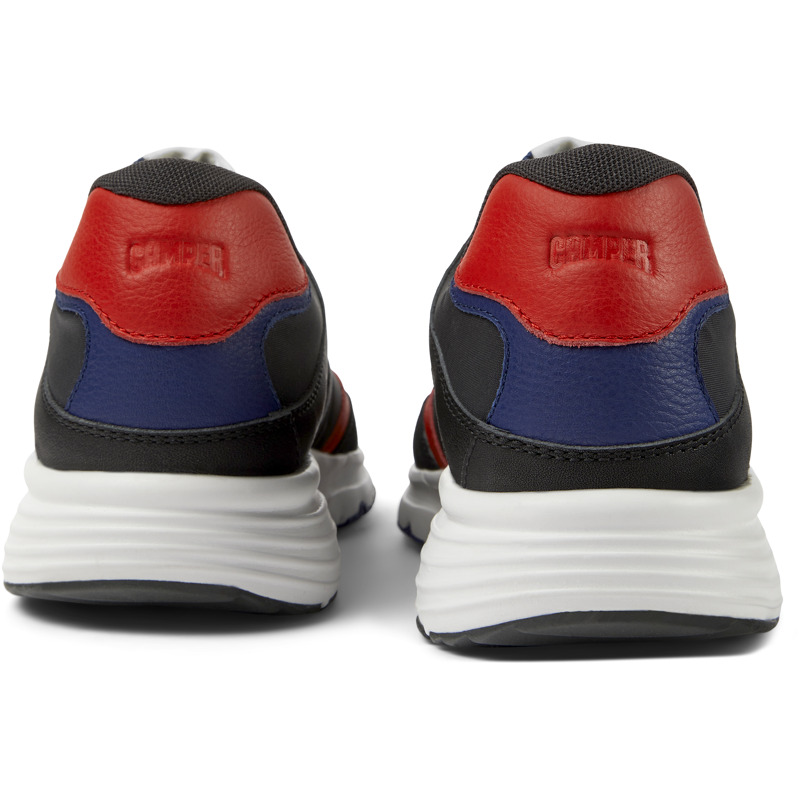 Camper Drift - Sneakers For Men - Black, Red, Blue, Red, Blue, Size 44, Cotton Fabric/Smooth Leather
