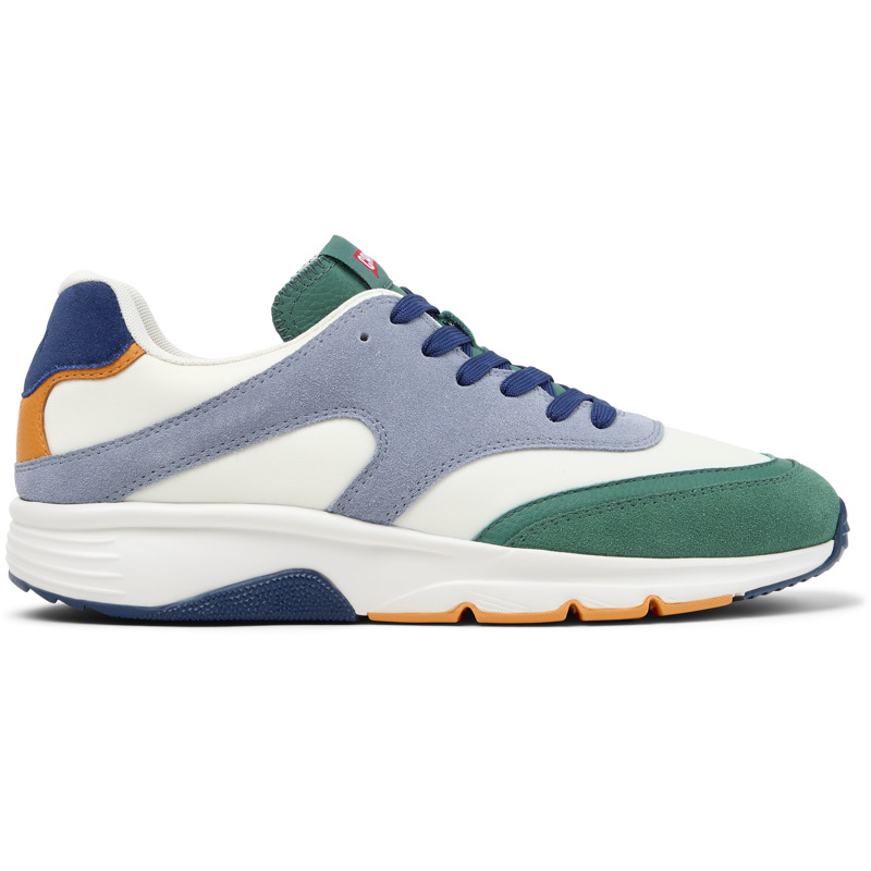 CAMPER Drift - Casual para Hombre - Blanco,Verde,Azul, talla 39, Textil/Piel Vuelta