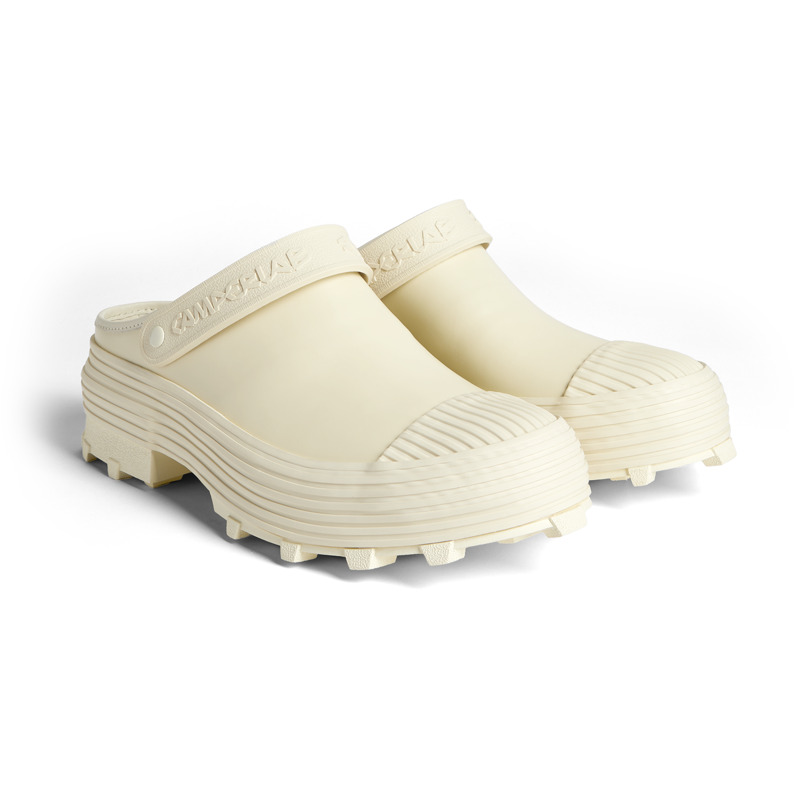 Camper Traktori - Formal Shoes For Men - White, Size 40, Smooth Leather
