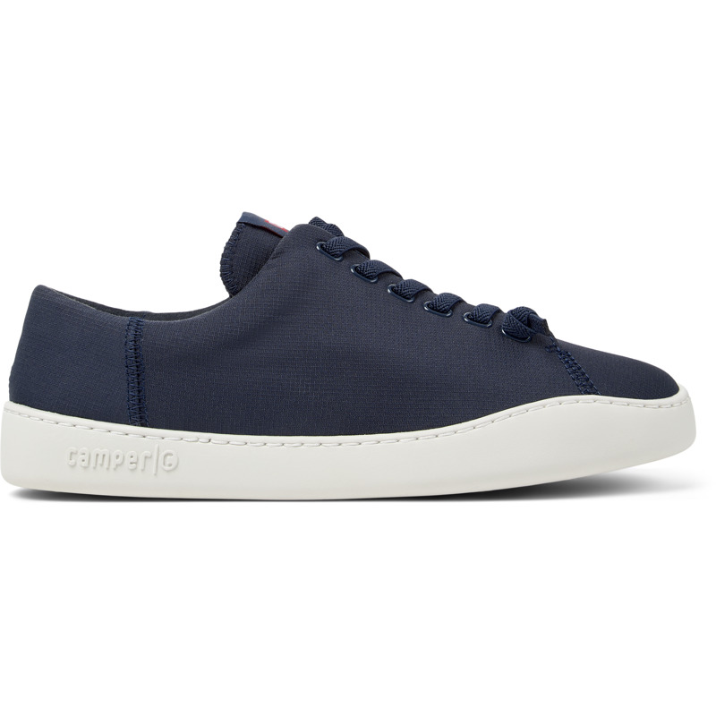 Camper Peu Touring Navy Lace-up Sneakers In Blue