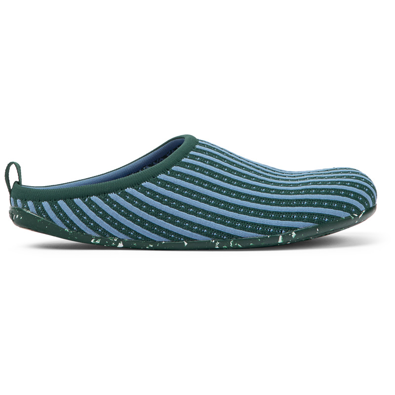 CAMPER Wabi - Slippers For Men - Green,Blue, Size 46, Cotton Fabric