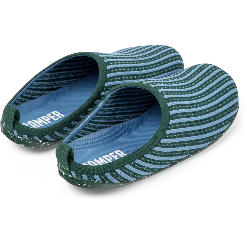 CAMPER Wabi - Slippers For Men - Green,Blue, Size 46, Cotton Fabric
