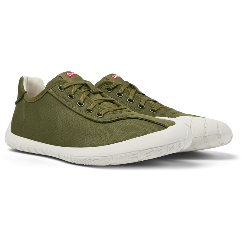 Camper Peu Path - Sneakers For Men - Green, Size 40, Cotton Fabric