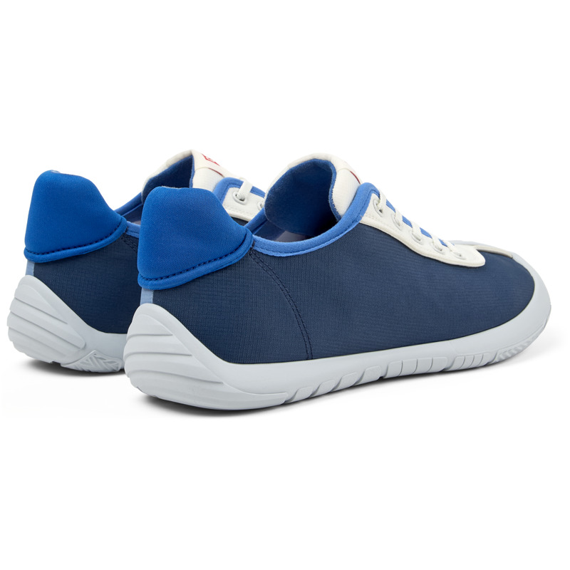 CAMPER Peu Path - Sneakers Voor Heren - Blauw,Wit, Maat 41, Cotton Fabric
