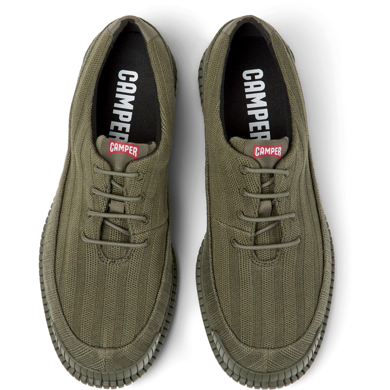 CAMPER Pix TENCEL® - Formal Shoes For Men - Green, Size 44, Cotton Fabric