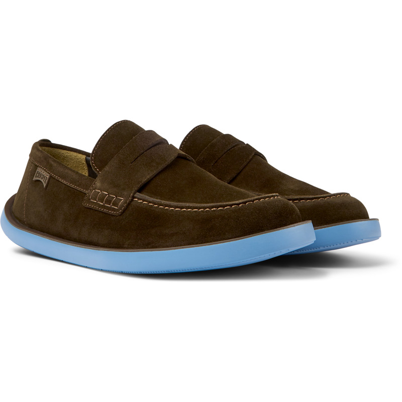 CAMPER Wagon - Chaussures Casual Pour Homme - Marron, Taille 41, Cuir Velours