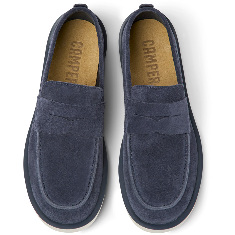 Camper Wagon - Casual For Men - Blue, Size 39, Suede