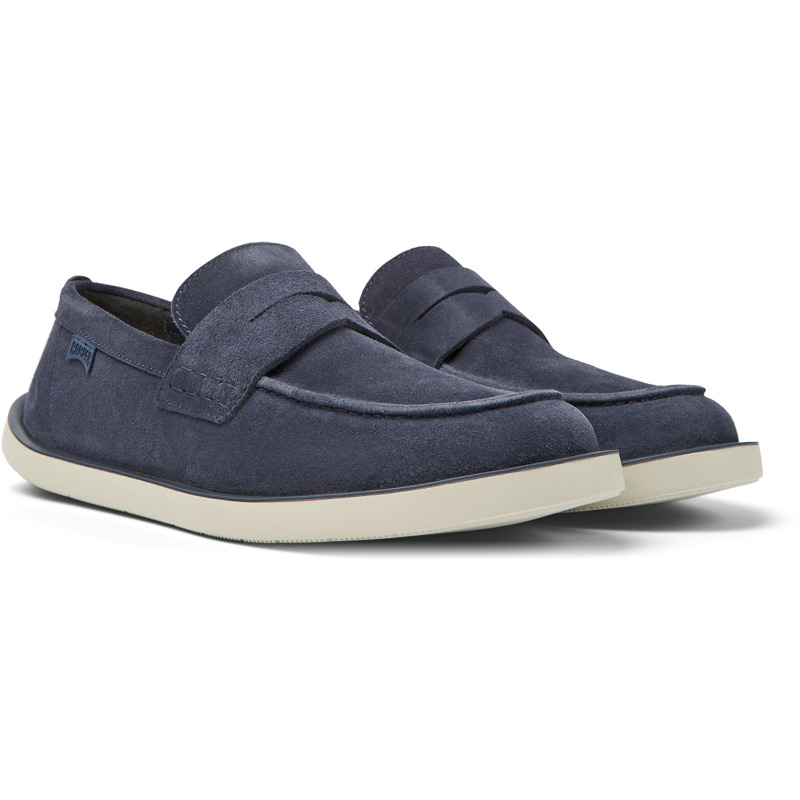 Camper Wagon - Casual For Men - Blue, Size 44, Suede