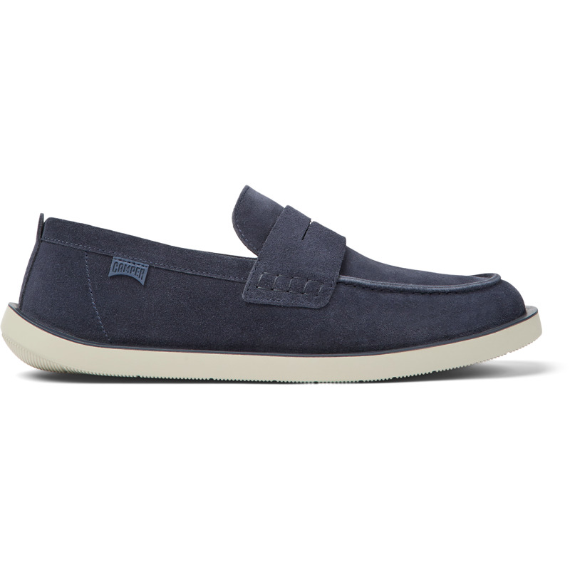CAMPER Wagon - Chaussures Casual Pour Homme - Bleu, Taille 45, Cuir Velours