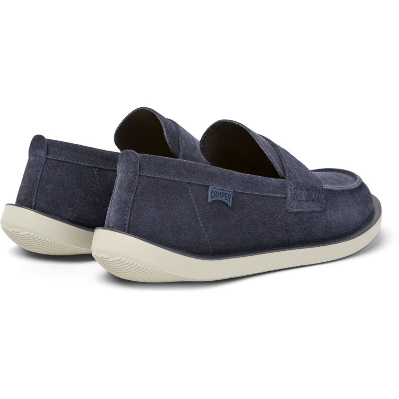 CAMPER Wagon - Chaussures Casual Pour Homme - Bleu, Taille 43, Cuir Velours