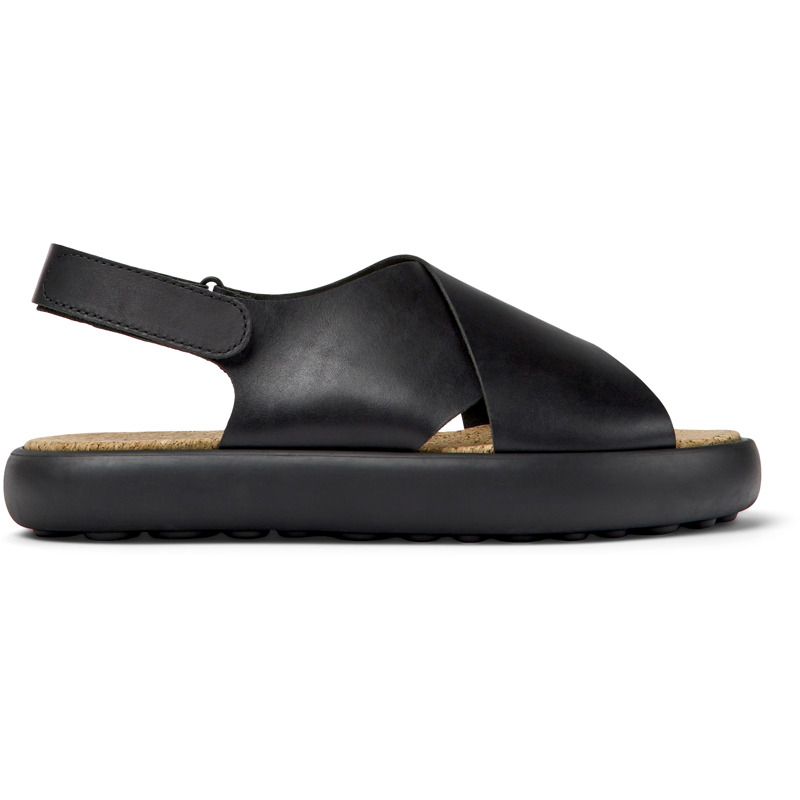 CAMPER Pelotas Flota - Sandals For Men - Black, Size 42, Smooth Leather
