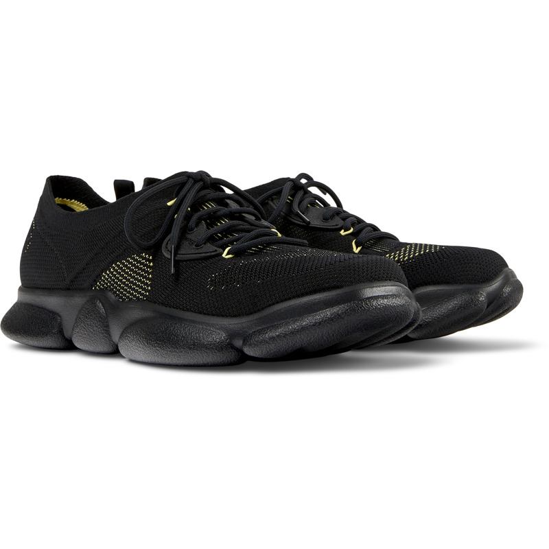 Camper Karst - Sneakers For Men - Black, Size 39, Cotton Fabric