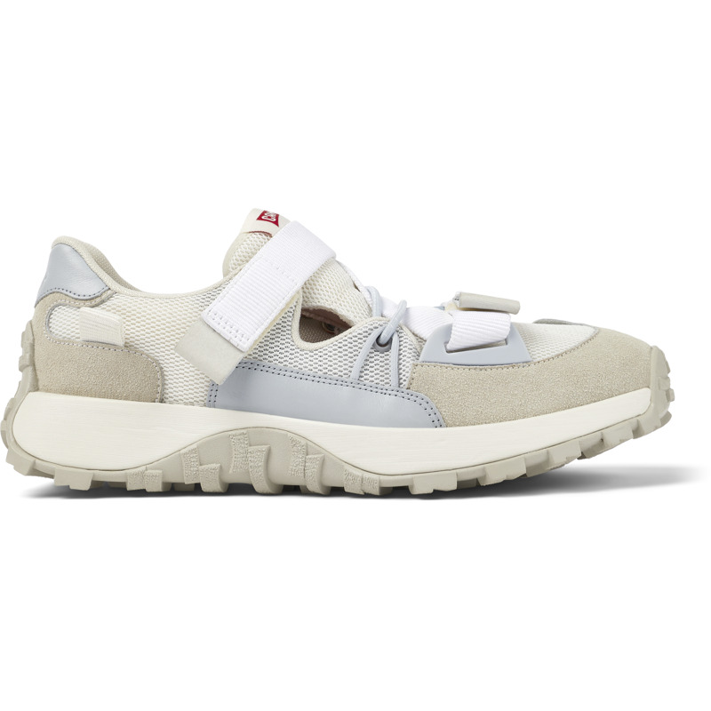 CAMPER Drift Trail - Sneaker Per Uomo - Bianco,Grigio, Taglia 45, Tessuto In Cotone