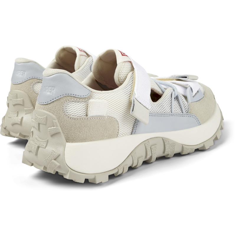 CAMPER Drift Trail - Sneaker Per Uomo - Bianco,Grigio, Taglia 45, Tessuto In Cotone