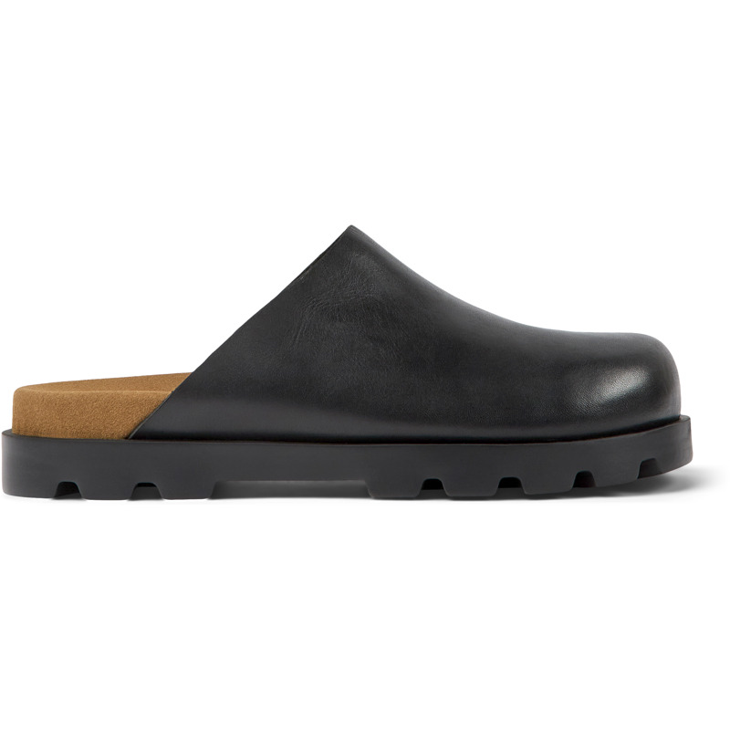 CAMPER Brutus Sandal - Clogs Για Ανδρικα - Μαύρο, Μέγεθος 46, Smooth leather